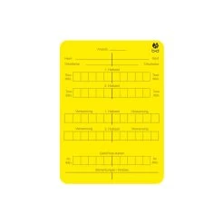 Diverse B+d Schiedsr. Disziplinarkarte "Notice Profi SR"