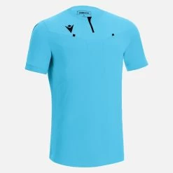 Macron Dienst Schiedsrichter Trikot Kurzarm Herren Fluor Blau