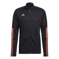 Adidas Tiro Essentials Jacke Herren Schwarz Orange