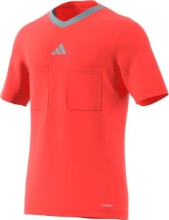 Adidas Schiedsrichter Referee 23 Trikot Herren Solar Rot, Kurzarm.