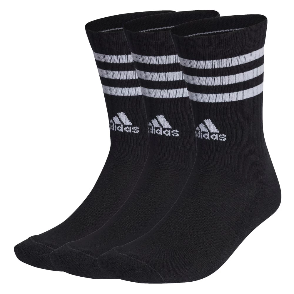 Adidas 3-Streifen Cushioned Crew Socken 3 Paar Herren Kinder 1 Adidas 3-Streifen Cushioned Crew Socken 3 Paar Herren Kinder
