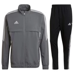 Adidas Condivo 22 Präsentationsanzug Herren Grau Schwarz