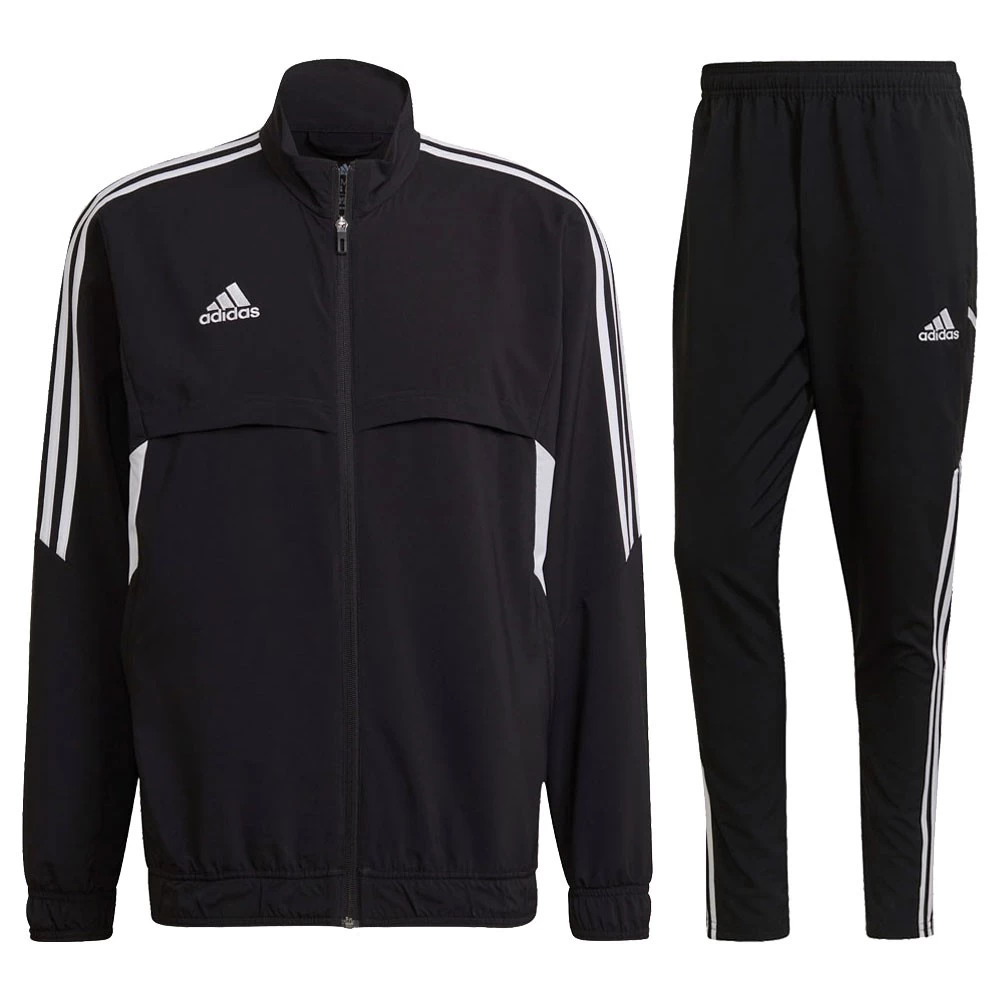Adidas Condivo 22 Präsentationsanzug Herren Schwarz 1 Adidas Condivo 22 Präsentationsanzug Herren Schwarz