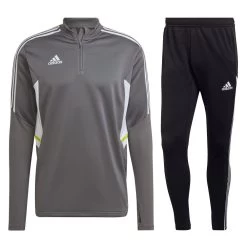 Adidas Condivo 22 Trainingsanzug Herren Grau Schwarz