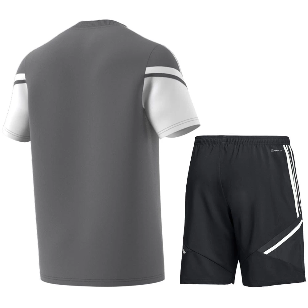 Adidas Condivo 22 Trainingsset Herren Grau Schwarz 2 Adidas Condivo 22 Trainingsset Herren Grau Schwarz – Bild 2