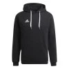 Adidas Entrada 22 Sweat Hoodie Kinder Schwarz Weiß
