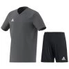 Adidas Entrada 22 Trainingsset Kinder Grau Schwarz