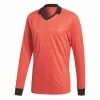 Adidas Fußball Referee 18 Schiedsrichter Trikot Herren Langarmshirt Longsleeve Rot