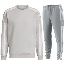 Adidas Squadra 21 Jogginganzug Herren Hellgrau -Schiedsrichterausrüstung Geschäft adidas squadra 21 jogginganzug herren hellgrau gt6640set HFmG 1280x1280