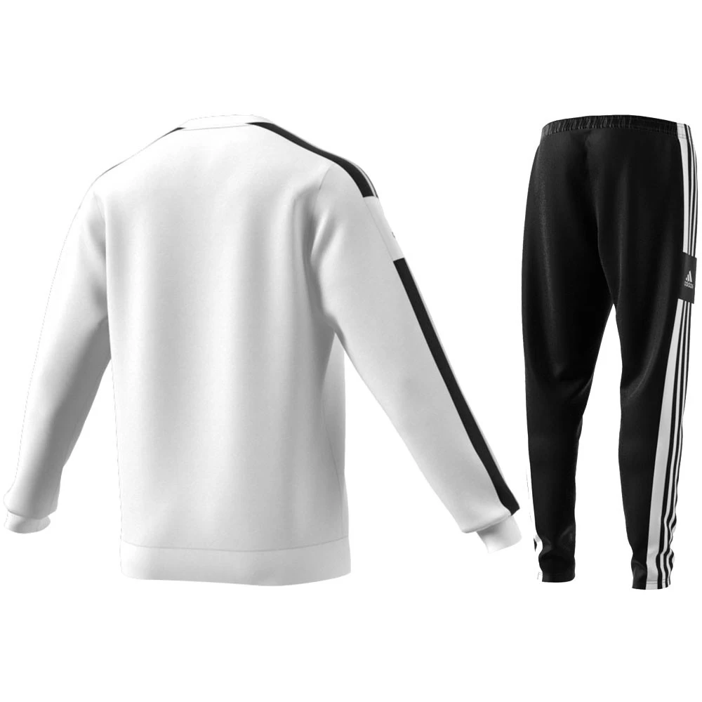 Adidas Squadra 21 Jogginganzug Herren Weiß Schwarz 6 Adidas Squadra 21 Jogginganzug Herren Weiß Schwarz – Bild 6