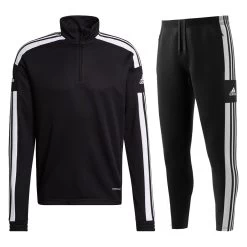 Adidas Squadra 21 Trainingsanzug Herren Schwarz Weiß
