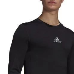 Adidas Techfit Langarm Funktionsshirt Herren Schwarz -Schiedsrichterausrüstung Geschäft adidas techfit langarm funktionsshirt herren schwarz gu7339 wp8M 1280x1280