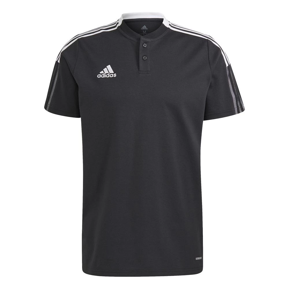 Adidas Tiro 21 Poloshirt Herren Schwarz 1 Adidas Tiro 21 Poloshirt Herren Schwarz
