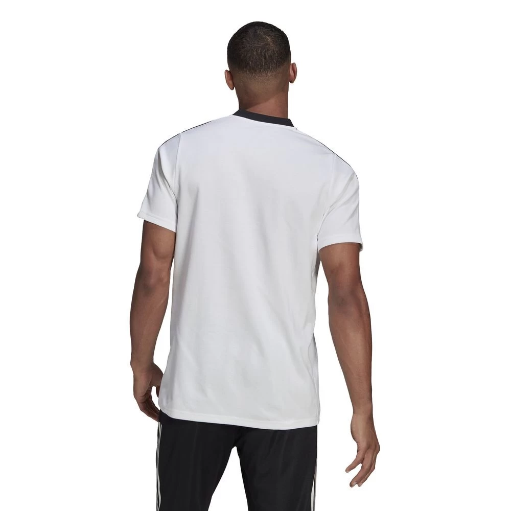 Adidas Tiro 21 Poloshirt Kinder Weiß 2 Adidas Tiro 21 Poloshirt Kinder Weiß – Bild 2