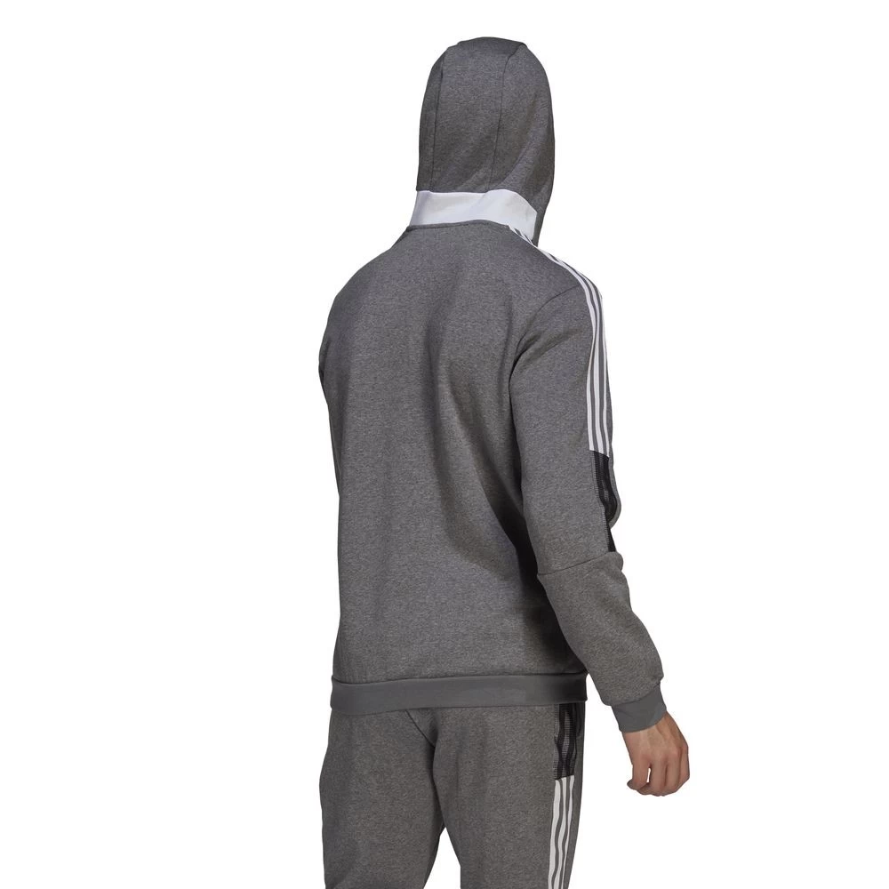 Adidas Tiro 21 Sweat Hoodie Herren Grau 2 Adidas Tiro 21 Sweat Hoodie Herren Grau – Bild 2