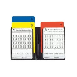 B+D Handball Schiedsrichter Kartenset Mini HB Deutsch Schwarz