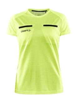 Craft Evolve Schiedsrichter Trikot Damen Fluo Gelb