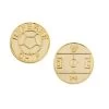 Fox 40 Fußball Schiedsrichter Wählmünze Referee Chip Gold