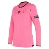 Macron Fußball 1/1-Shirt UEFA Referee 19 Schiedsrichter Trikot Damen Neonpink