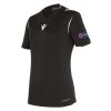 Macron Fußball 1/2-Shirt UEFA Referee 19 Schiedsrichter Trikot Damen Schwarz