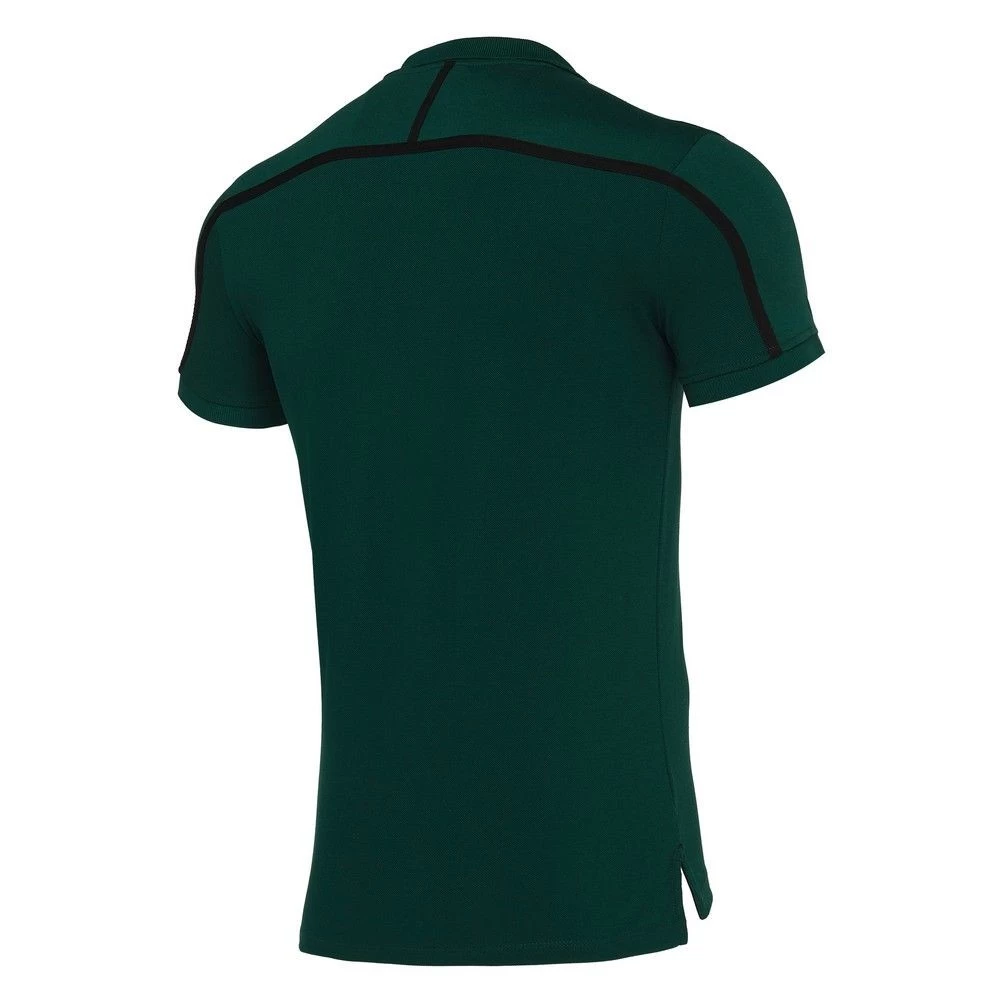 Macron Fußball Polo UEFA Referee 19 Schiedsrichter Shirt Herren Dunkelgrün 2 Macron Fußball Polo UEFA Referee 19 Schiedsrichter Shirt Herren Dunkelgrün – Bild 2