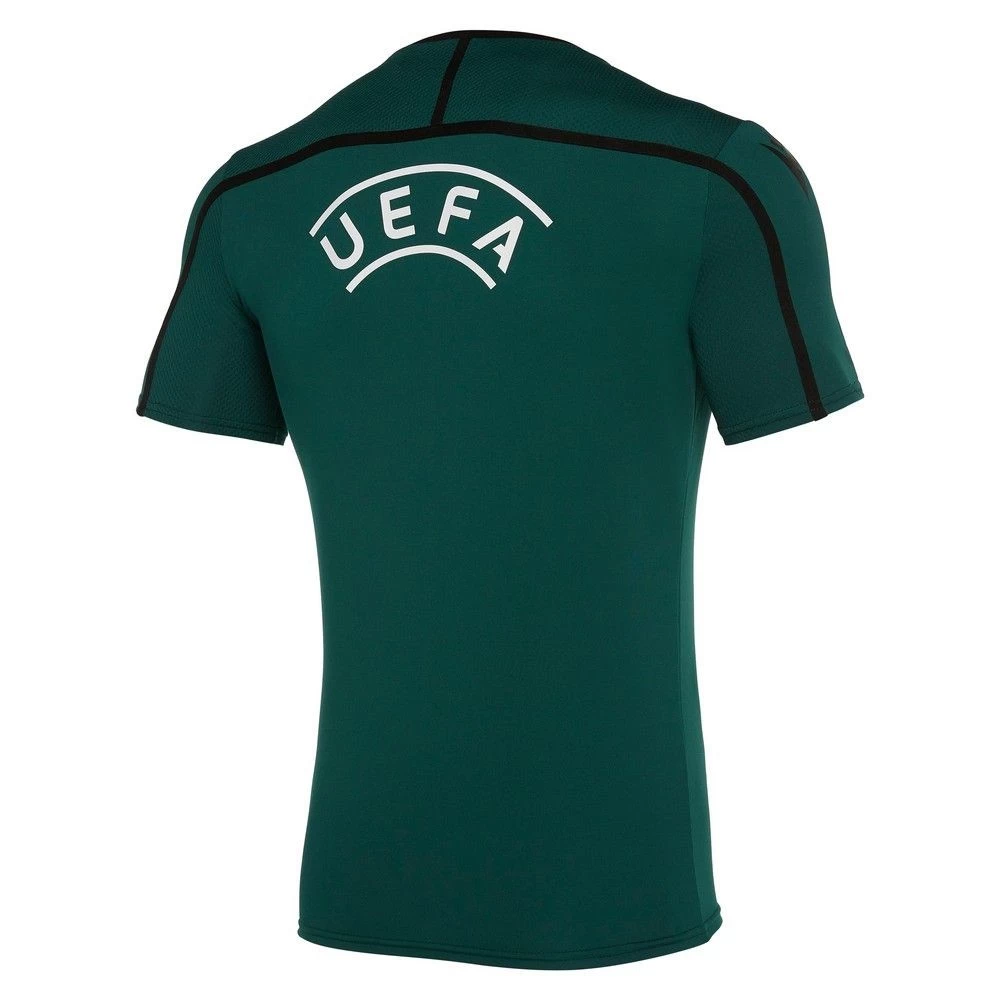 Macron Fußball Warm-Up T-Shirt UEFA Referee 19 Schiedsrichter Shirt Herren 2 Macron Fußball Warm-Up T-Shirt UEFA Referee 19 Schiedsrichter Shirt Herren – Bild 2
