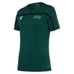 Macron Fußball Warm-Up T-Shirt UEFA Referee 19 Schiedsrichter Shirt Damen