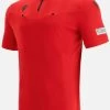 Macron Schiedsrichter Trikot Kurzarm UEFA 2021 Herren Rot