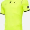 Macron Schiedsrichter Trikot Kurzarm UEFA Euro 2020 Herren Neon Gelb