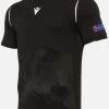 Macron Schiedsrichter Trikot Kurzarm UEFA Euro 2020 Herren Schwarz