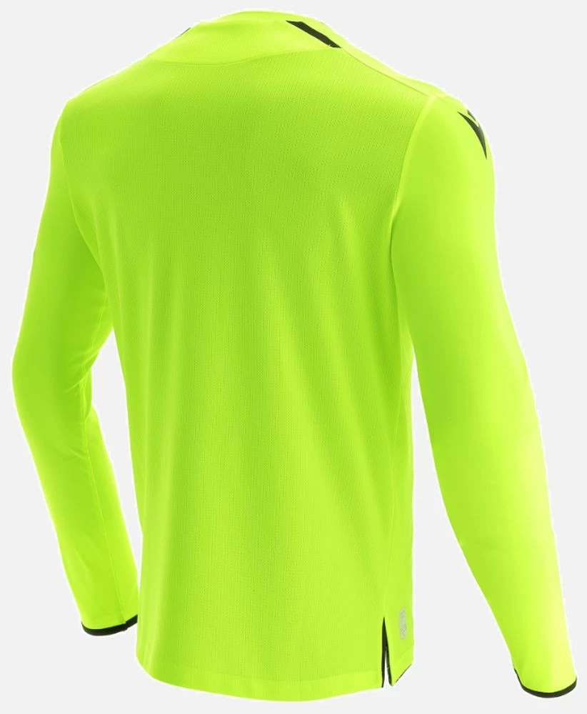 Macron Schiedsrichter Trikot Langarm UEFA 2021 Herren Neon Gelb 2 Macron Schiedsrichter Trikot Langarm UEFA 2021 Herren Neon Gelb – Bild 2