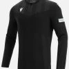 Macron Schiedsrichter Trikot Langarm UEFA 2021 Herren Schwarz
